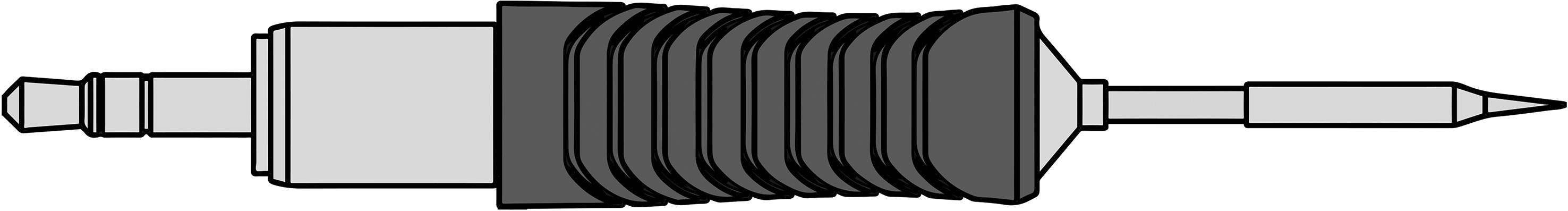 Weller RTP 001 C NW Lötspitze Konisch Spitzen-Größe 0.1mm Spitzen-Länge 18.5mm Inhalt 1St.