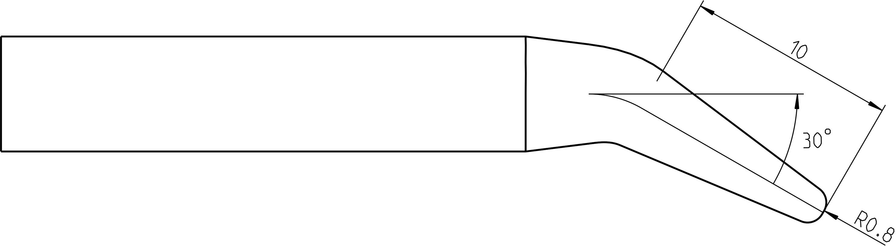 Weller RTU 016 C X MS Lötspitze Konisch, gebogen Spitzen-Größe 1.6mm Spitzen-Länge 39.3mm Inhalt 1St.