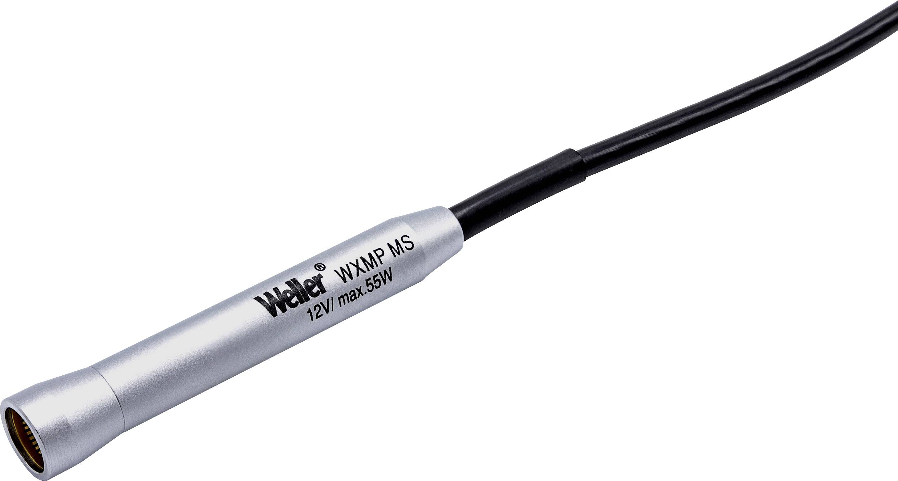 Lötkolbenaufsatz mit Kabel. Markiert mit 'Weller WXMMP MS 12V max. 55W'.