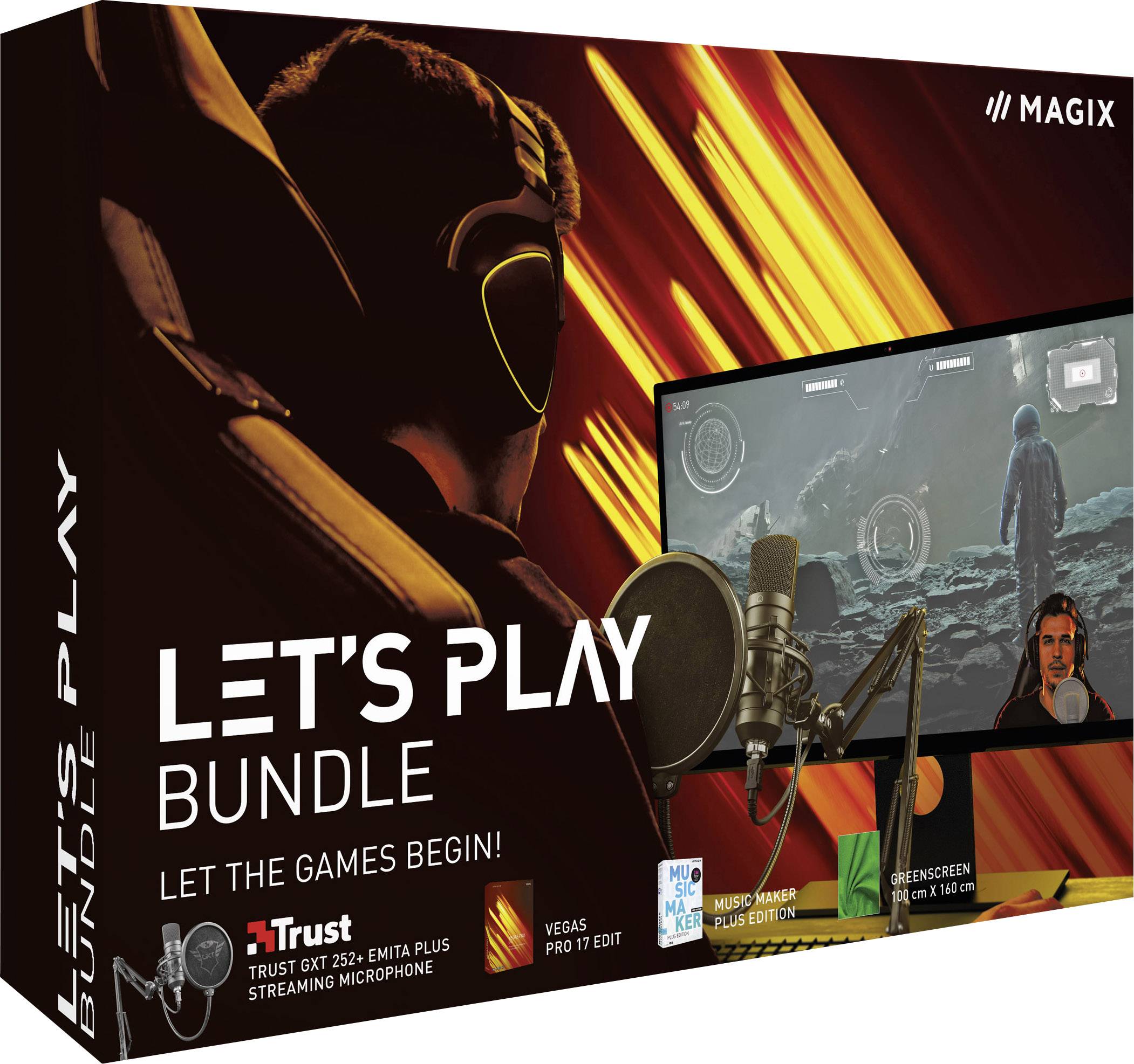 Magix Let's Play Bundle Vollversion, 1 Lizenz Windows Multimedia-Software