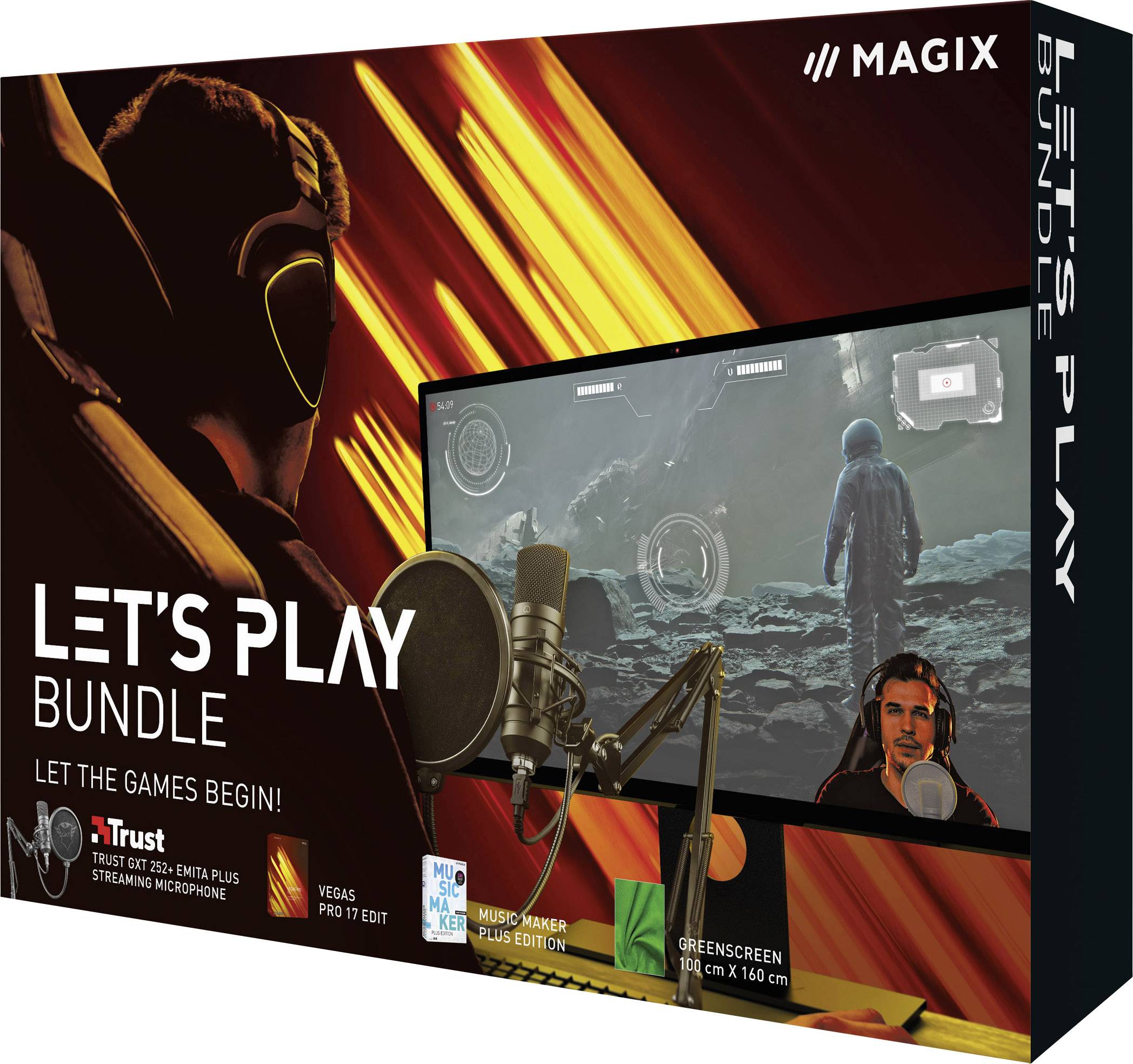 Magix Let's Play Bundle Vollversion, 1 Lizenz Windows Multimedia-Software