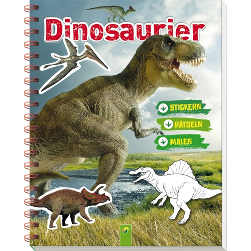 Dinosaurier Stickern Rätseln Malen 8165900