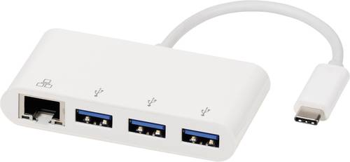 Vivanco 39637 USB-C™ (USB 3.2 Gen 2) Multiport Hub Weiß
