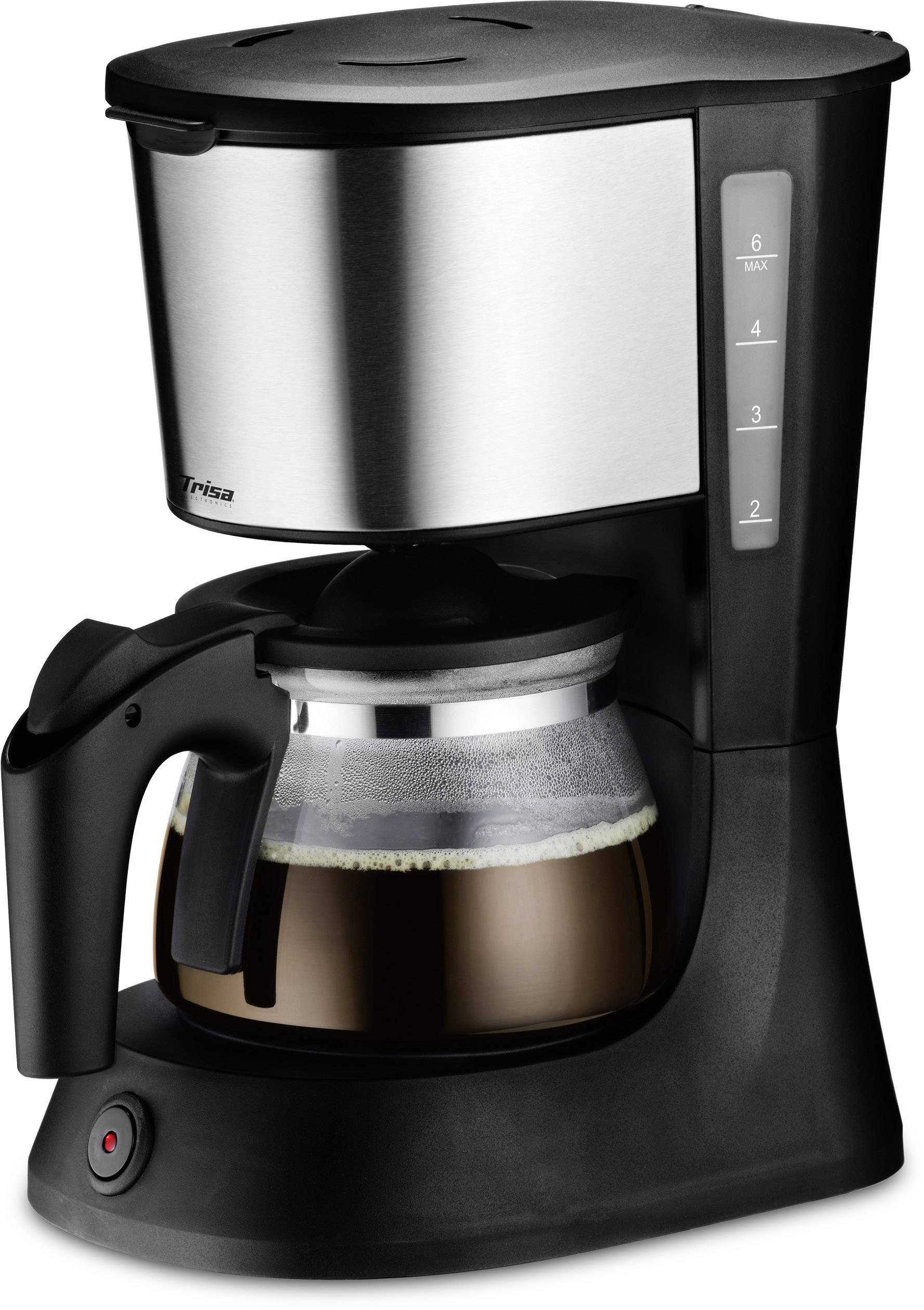 Trisa Perfect Coffee 6 Kaffeemaschine Schwarz Fassungsvermögen Tassen=6