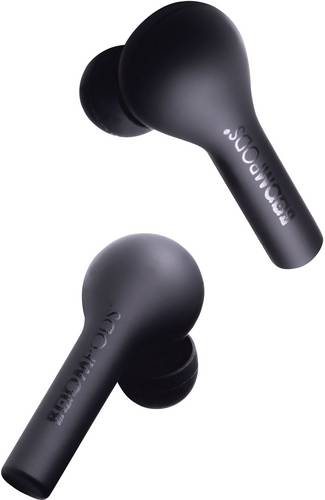 Boompods Bassline In Ear Kopfhörer Bluetooth® Schwarz Headset, Magnetisch, Touch-Steuerung