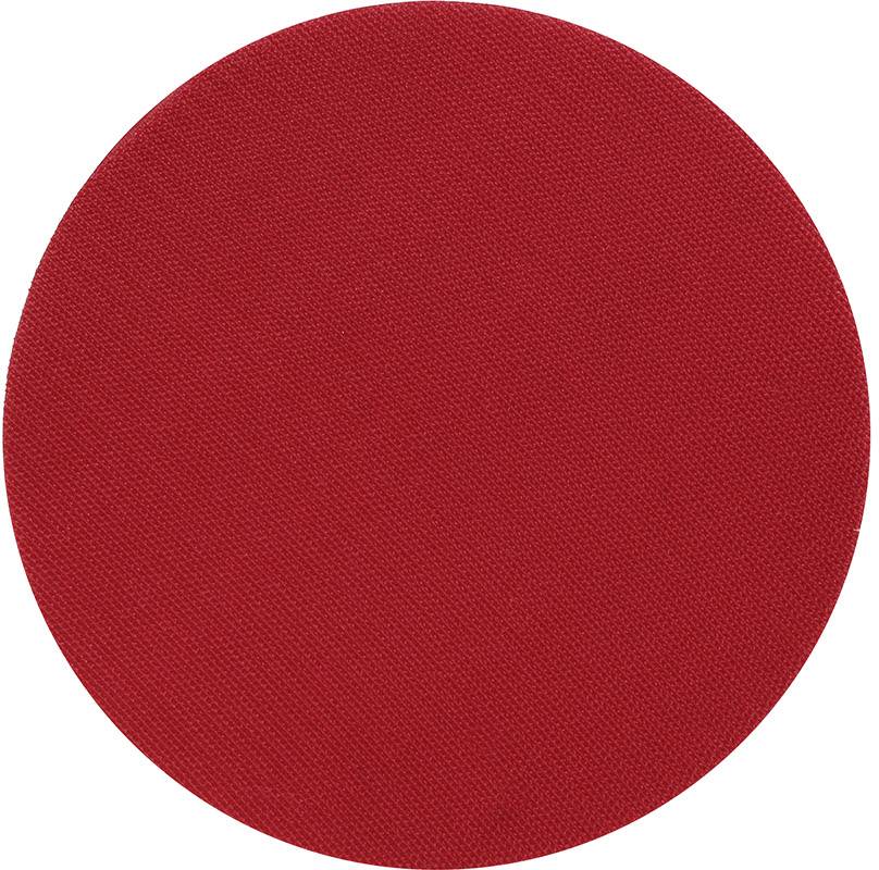 Roter Kreis vor weißem Hintergrund.