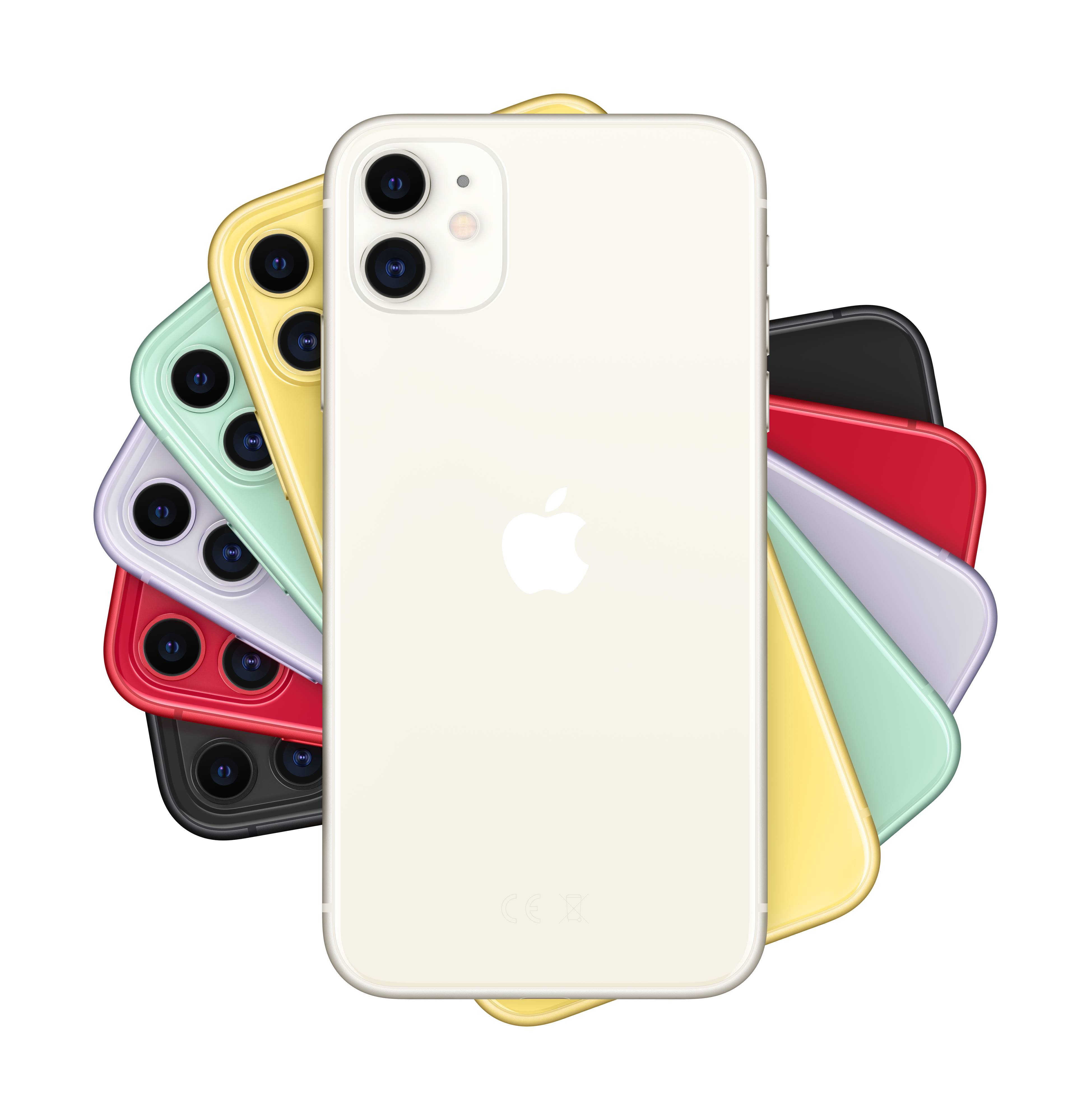 Apple iPhone 11 64 GB 6.1 Zoll (15.5 cm) iOS 13 12 Megapixel Weiß