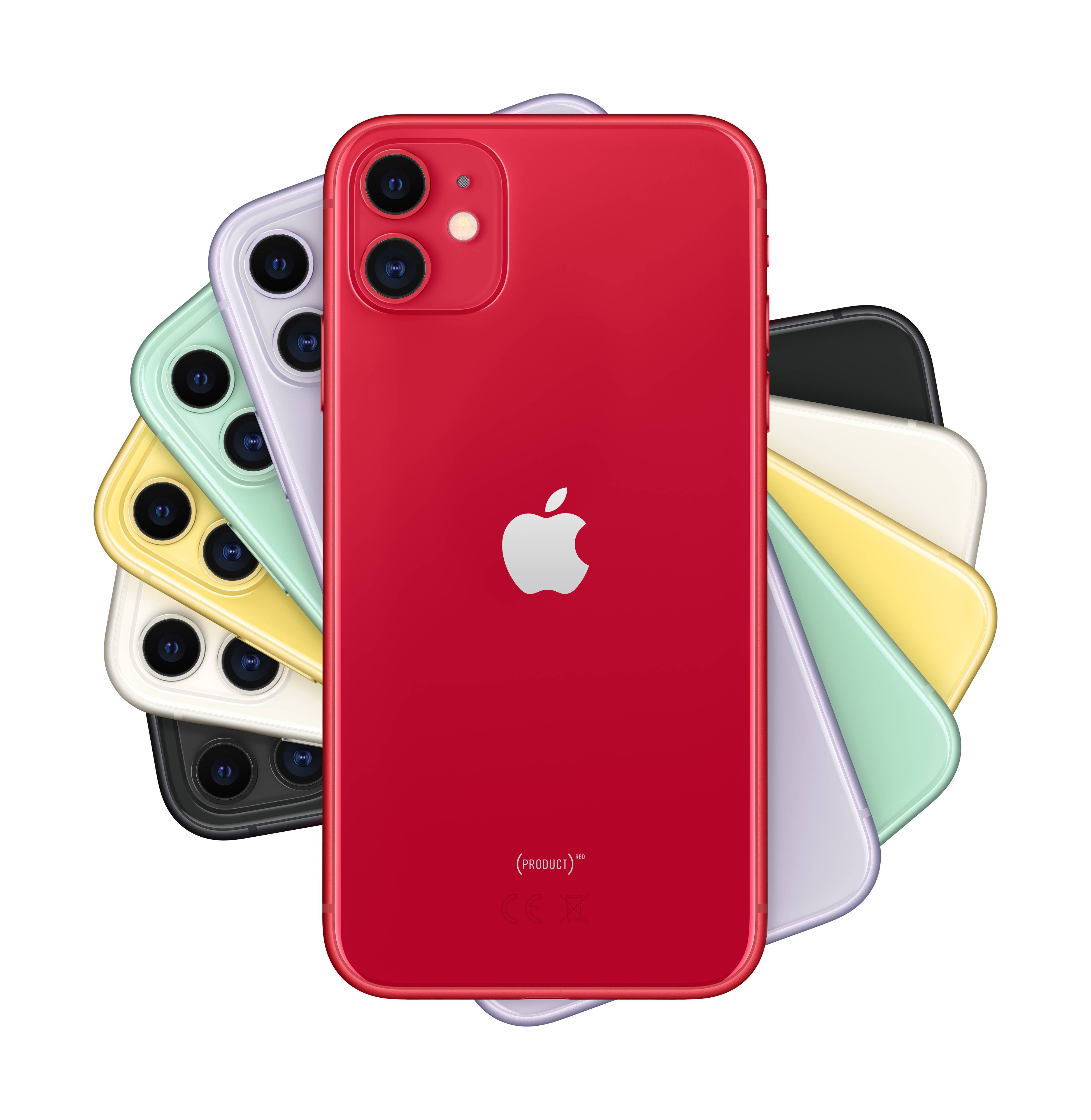Apple iPhone 11 64GB 6.1 Zoll (15.5 cm) iOS 13 12 Megapixel (PRODUCT) RED™