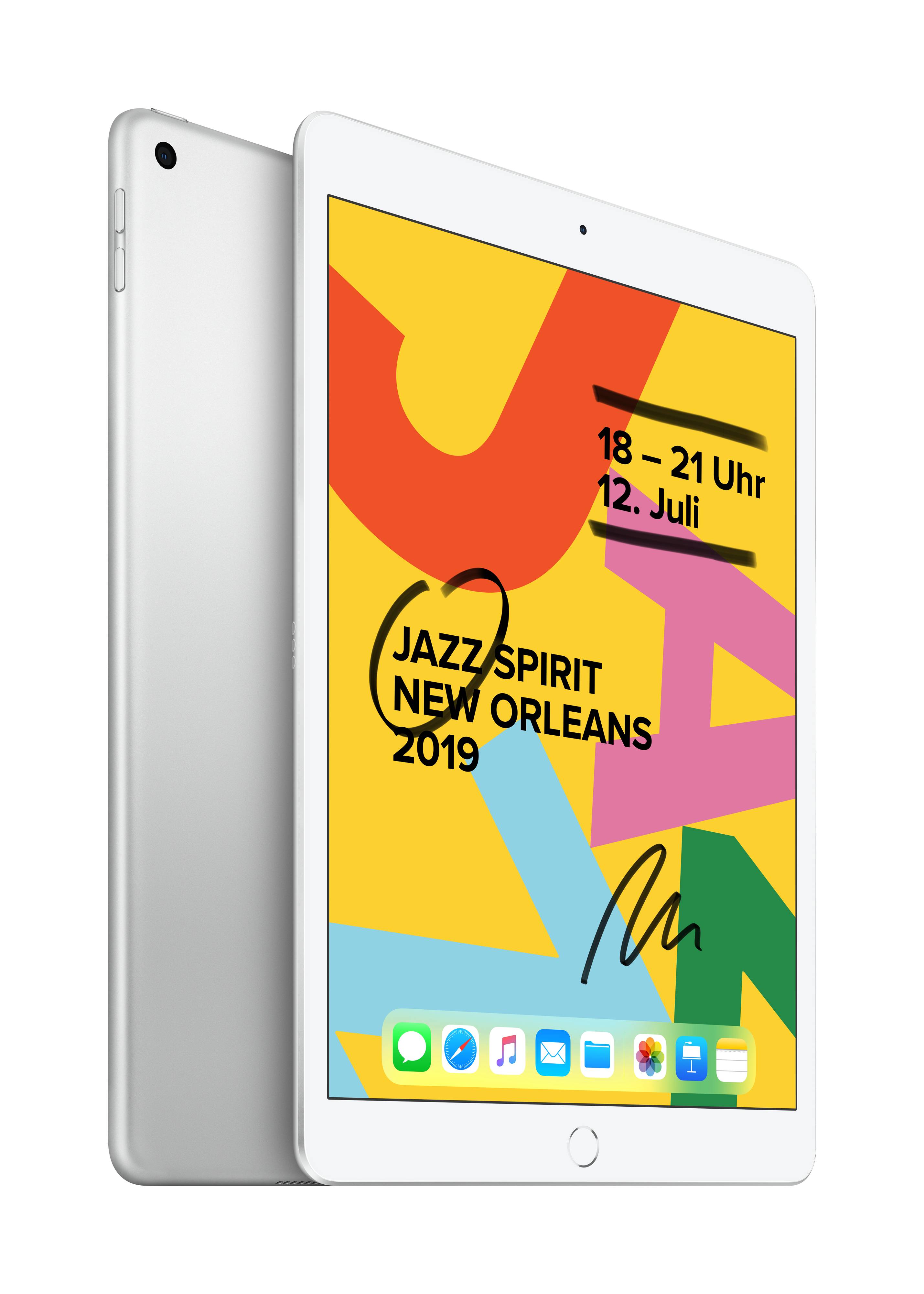 Apple iPad 10.2 (7. Generation, 2019) WiFi 32 GB Silber 25.9 cm (10.2 Zoll) 2160 x 1620 Pixel
