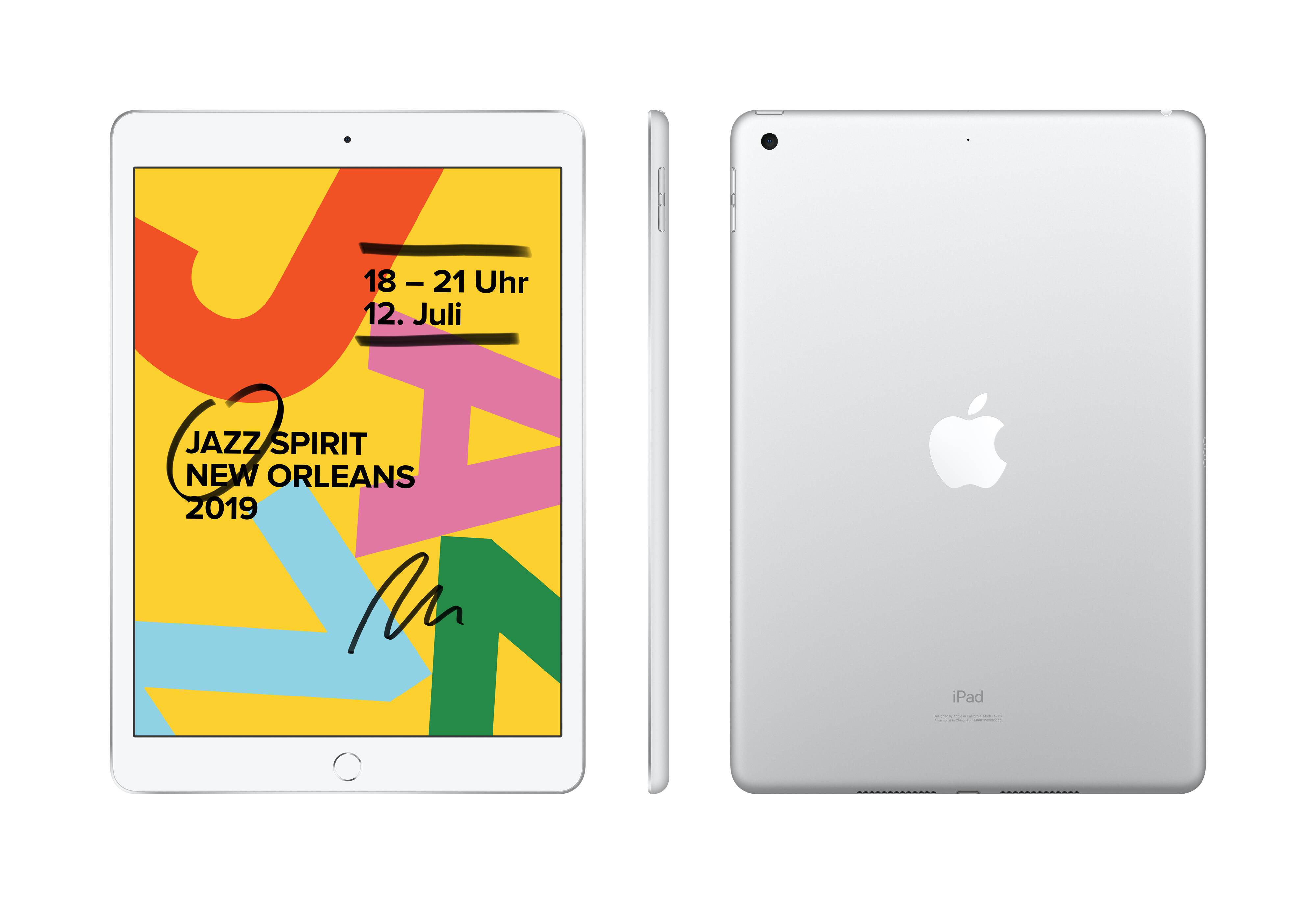 Apple iPad 10.2 (7. Generation, 2019) WiFi 32 GB Silber 25.9 cm (10.2 Zoll) 2160 x 1620 Pixel