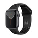 Apple Watch Series 5 Nike Edition GPS 40mm Aluminiumgehäuse Space Grau Sportarmband Schwarz