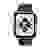 Apple Watch Series 5 GPS + Cellular 44 mm Edelstahlgehäuse Schwarz Sportarmband Schwarz