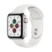 Apple Watch Series 5 40 mm WiFi + Cellular Edelstahlgehäuse Edelstahl Sportarmband Weiß