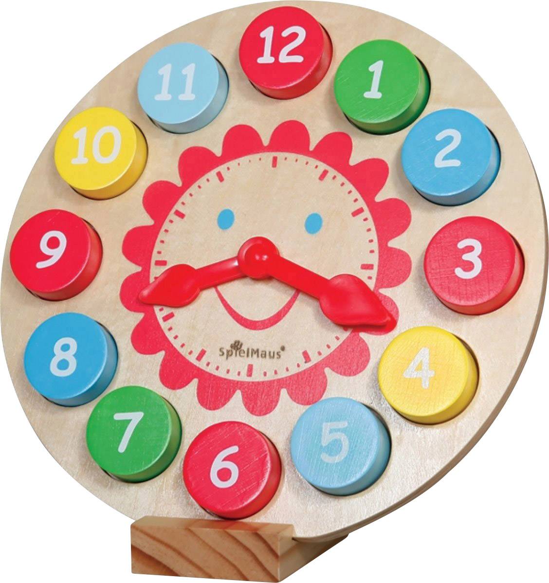 Vedes SpielMaus Holz Lernuhr 0060713928