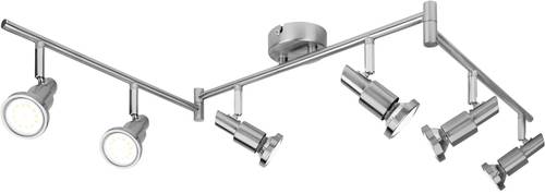 LED Spot (EU) L 4058075260863 Deckenstrahler LED GU10 18W Nickel (gebürstet)