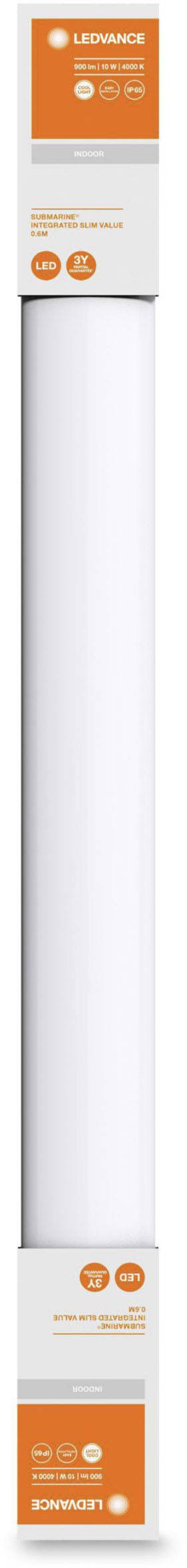 LEDVANCE SUBMARINE Integrated Slim Value (EU) L LED-Feuchtraum-Wannenleuchte LED LED fest eingebaut 10 W Neutralweiß Weiß