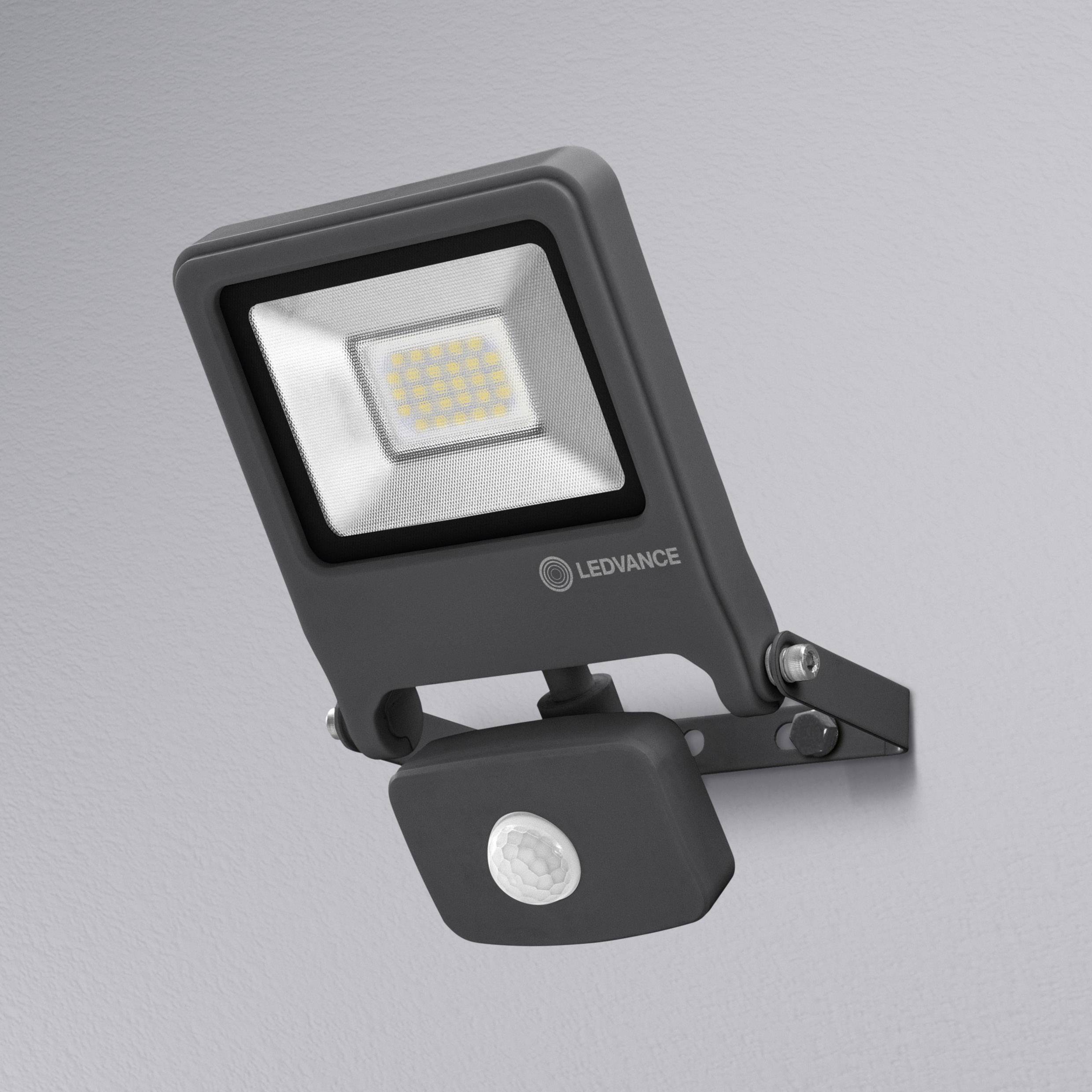 LEDVANCE ENDURA® FLOOD Sensor Cool White L 4058075206748 LED-Außenstrahler mit Bewegungsmelder 20 W Leuchtfarben: Neutralweiß