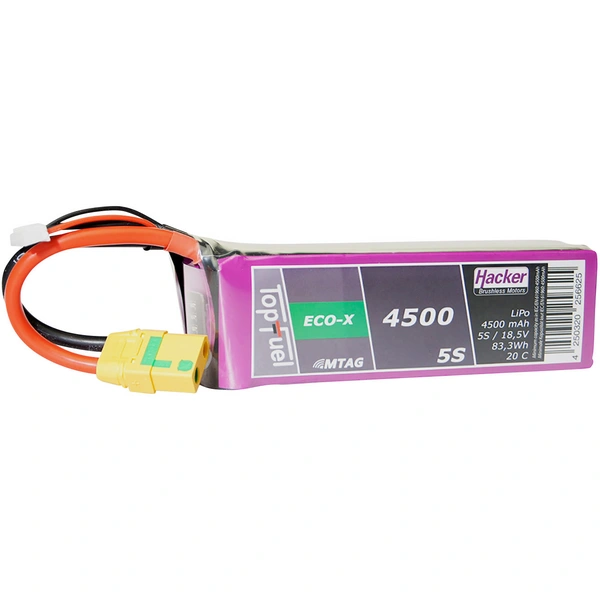 Hacker Modellbau-Akkupack (LiPo) 18.5V 4500 mAh Zellen-Zahl: 5 20 C Softcase XT90 Hacker Modellbau-Akkupack (LiPo) 18.5V 4500 mAh Zellen-Zahl: 5 20 C Softcase XT90