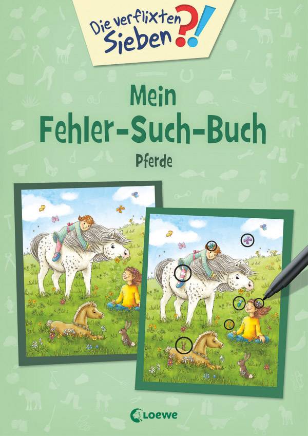 Die verflixten Sieben - Mein Fehler-Such-Buch - Pferde 74320341 1 St.