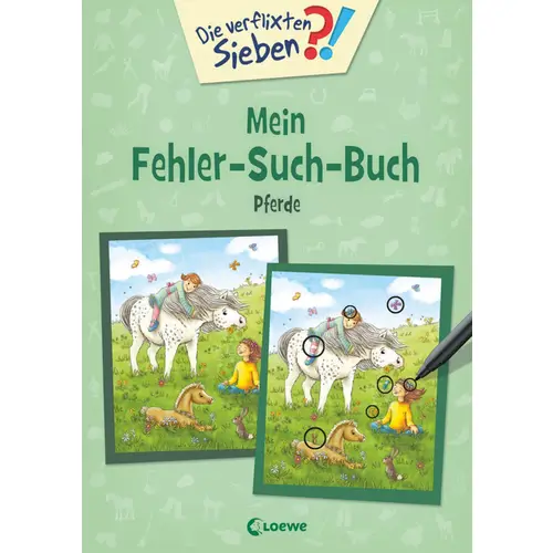 Die verflixten Sieben - Mein Fehler-Such-Buch - Pferde 74320341 1 St. Die verflixten Sieben - Mein Fehler-Such-Buch - Pferde 74320341 1 St.