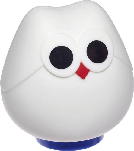 TFA Dostmann LED Nachtlicht SCHUHU 43.2035.02 Nachtlicht Rund Eule LED Weiß, Blau