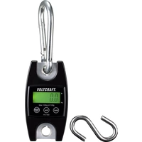 VOLTCRAFT HS-100 Hängewaage Wägebereich (max.) 100kg Ablesbarkeit 100g batteriebetrieben Schwarz VOLTCRAFT HS-100 Hängewaage Wägebereich (max.) 100kg Ablesbarkeit 100g batteriebetrieben Schwarz