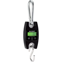 VOLTCRAFT HS-100 Hängewaage Wägebereich (max.) 100kg Ablesbarkeit 100g batteriebetrieben Schwarz VOLTCRAFT HS-100 Hängewaage Wägebereich (max.) 100kg Ablesbarkeit 100g batteriebetrieben Schwarz