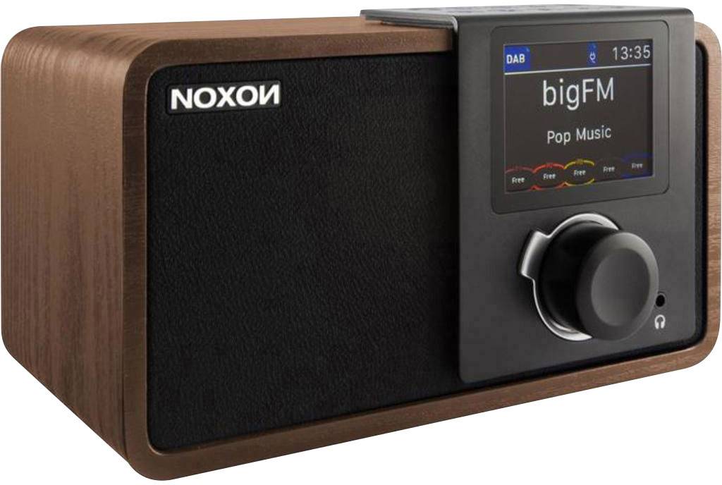 Noxon dRadio 1 Tischradio DAB+ Schwarz, Walnuss