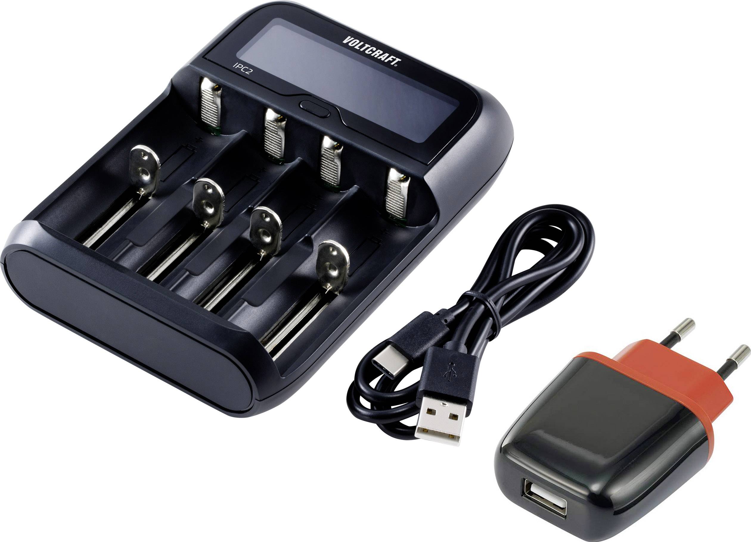 VOLTCRAFT IPC-2 Rundzellen-Ladegerät