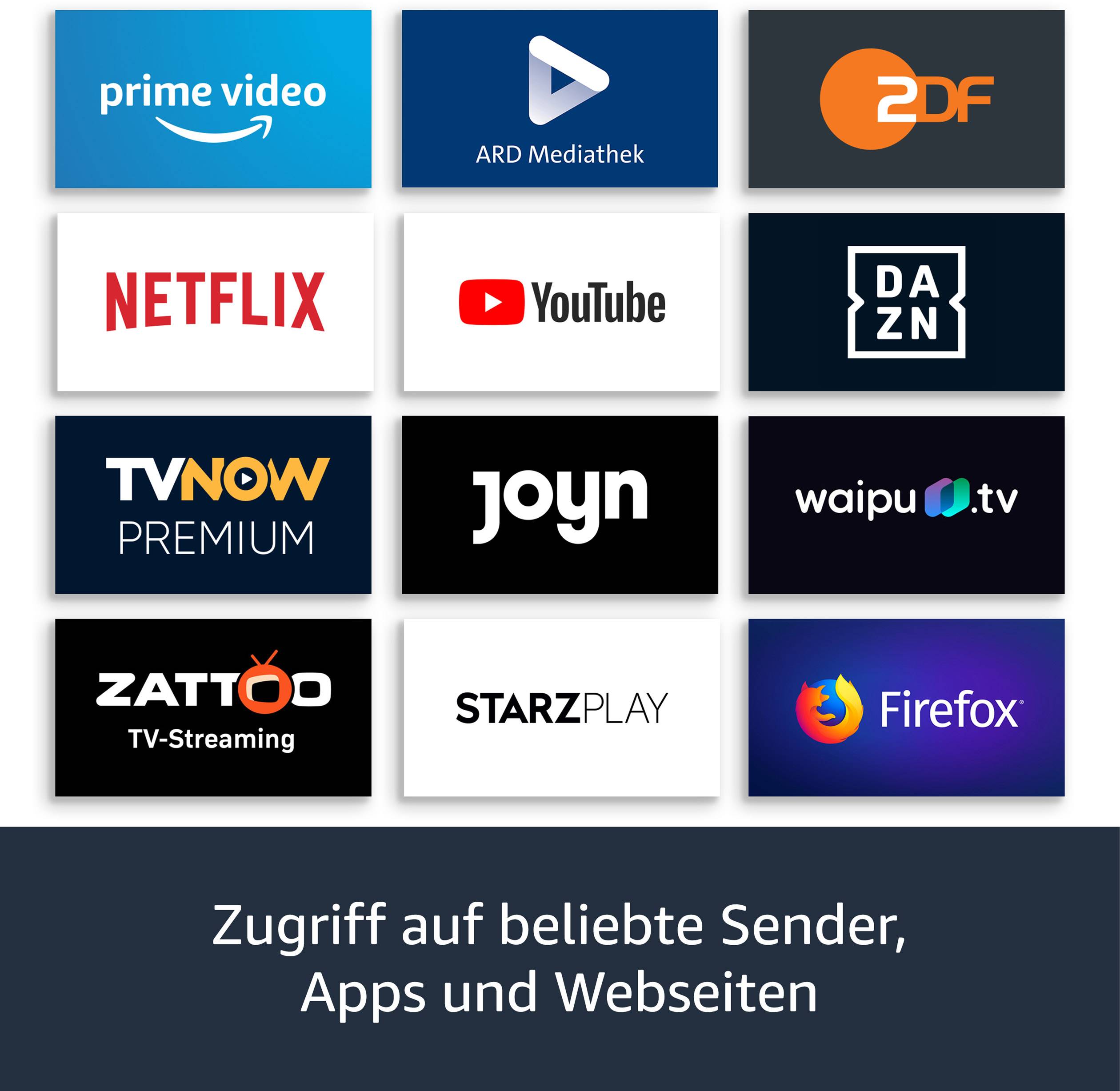 Amazon Fire TV Cube Streaming Box mit Alexa Sprachfernbedienung
