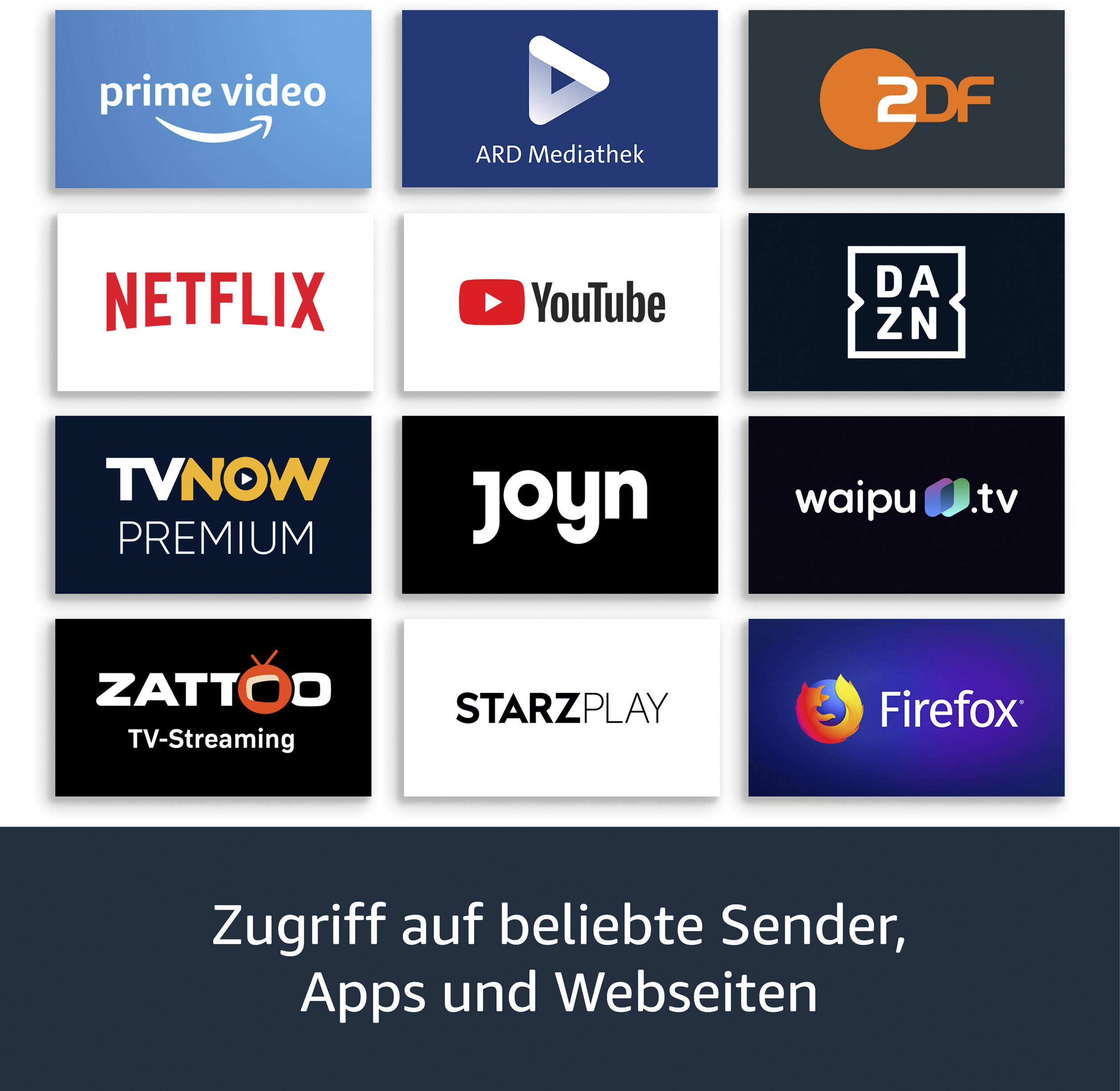 Amazon Fire TV Cube Streaming Box mit Alexa Sprachfernbedienung