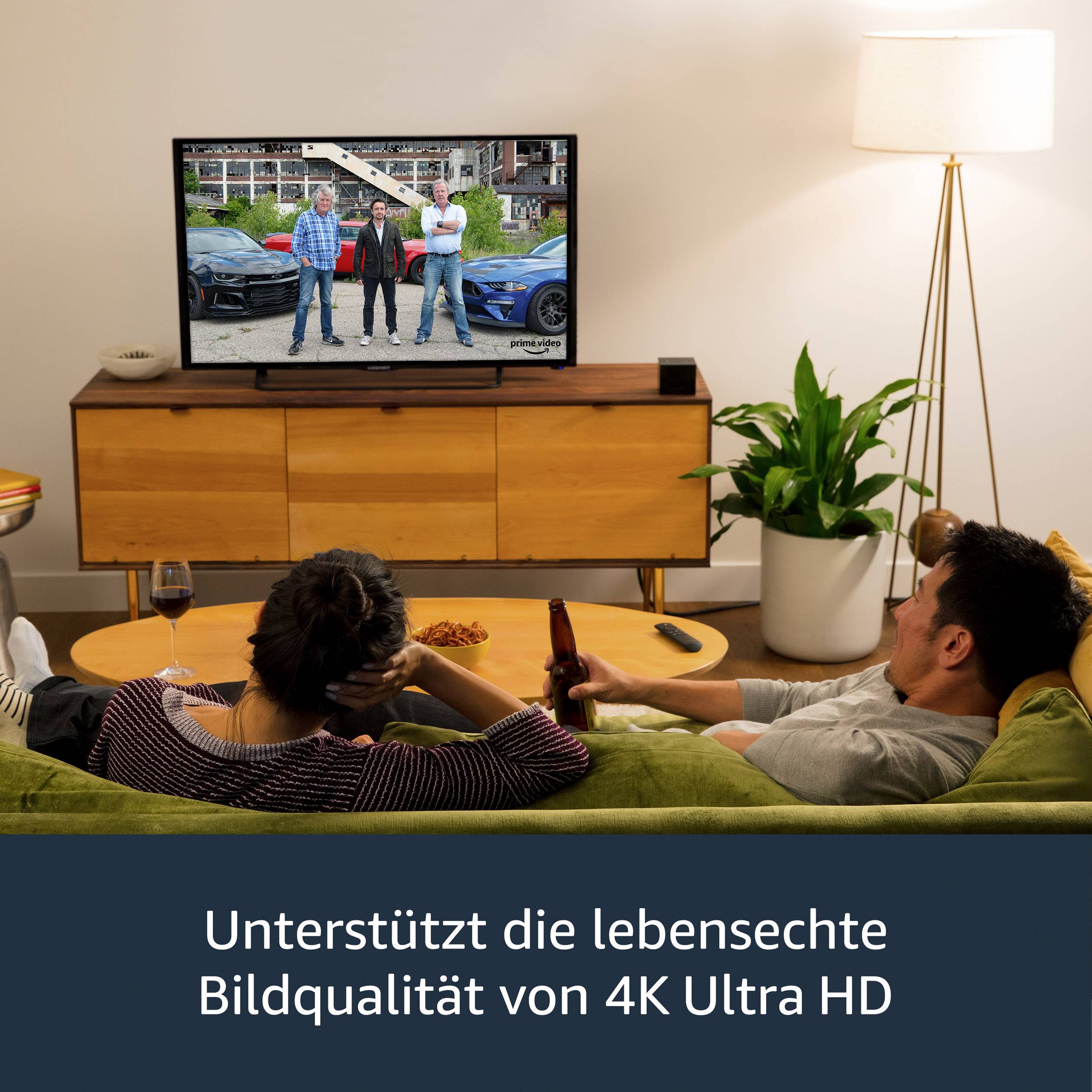 Amazon Fire TV Cube Streaming Box mit Alexa Sprachfernbedienung
