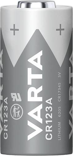 Electronics CR 123 Fotobatterie CR-123A Lithium 1430 mAh 3V 10St.