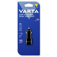Varta Car Charger Dual USB USB Ladegerät 30 W 1x USB-A, 1x USB-C® Schwarz KFZ, LKW Varta Car Charger Dual USB USB Ladegerät 30 W 1x USB-A, 1x USB-C® Schwarz KFZ, LKW