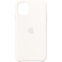 Apple Silikon Case Apple iPhone 11 Weiß MWVX2ZM/A Apple Silikon Case Apple iPhone 11 Weiß MWVX2ZM/A