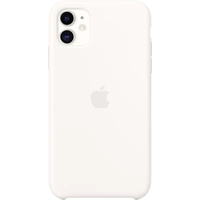 Apple Silikon Case Apple iPhone 11 Weiß MWVX2ZM/A Apple Silikon Case Apple iPhone 11 Weiß MWVX2ZM/A