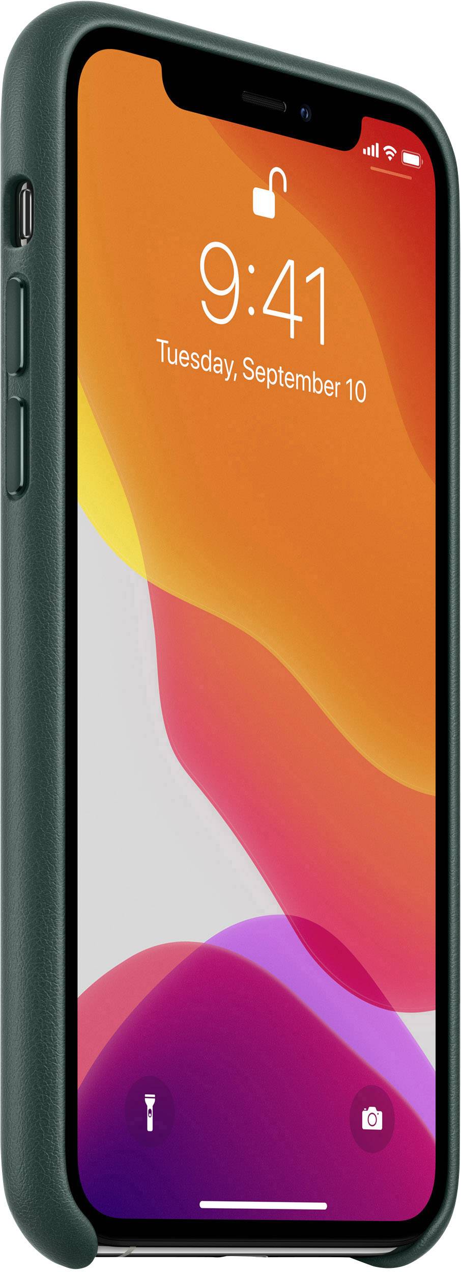 Apple Leder Case iPhone 11 Pro Waldgrün