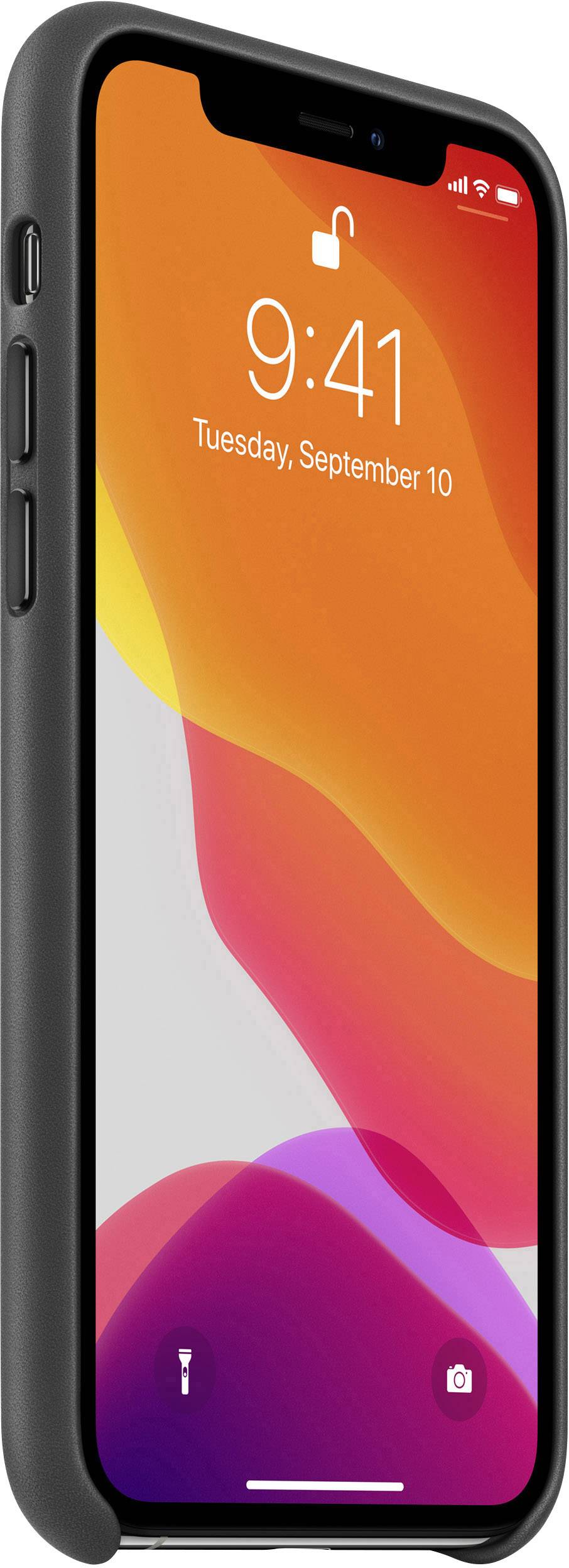 Apple Leder Case iPhone 11 Pro Schwarz