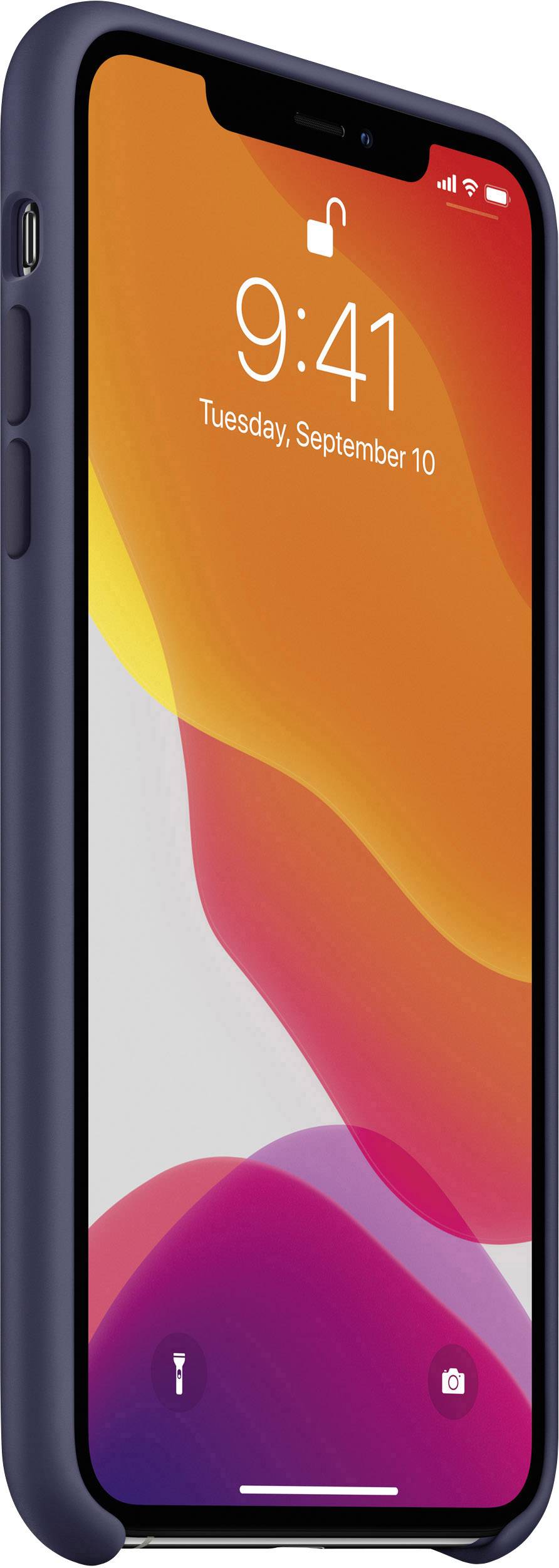 Apple Hintere Abdeckung für Mobiltelefon - Silikon - Mitternachtsblau - für iPho
