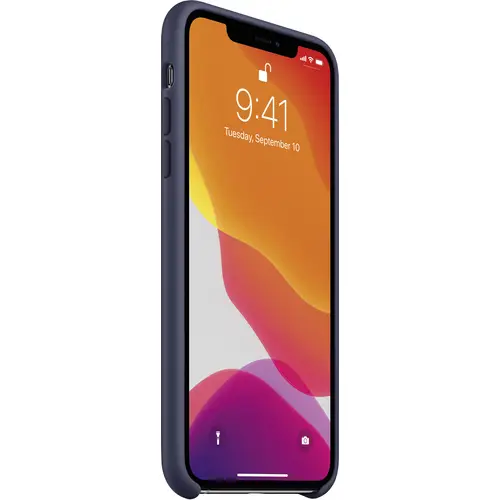 Apple Silikon Case Apple iPhone 11 Pro Max Mitternachtsblau MWYW2ZM/A Apple Silikon Case Apple iPhone 11 Pro Max Mitternachtsblau MWYW2ZM/A