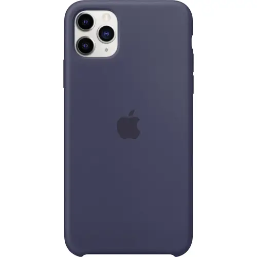 Apple Silikon Case Apple iPhone 11 Pro Max Mitternachtsblau MWYW2ZM/A Apple Silikon Case Apple iPhone 11 Pro Max Mitternachtsblau MWYW2ZM/A