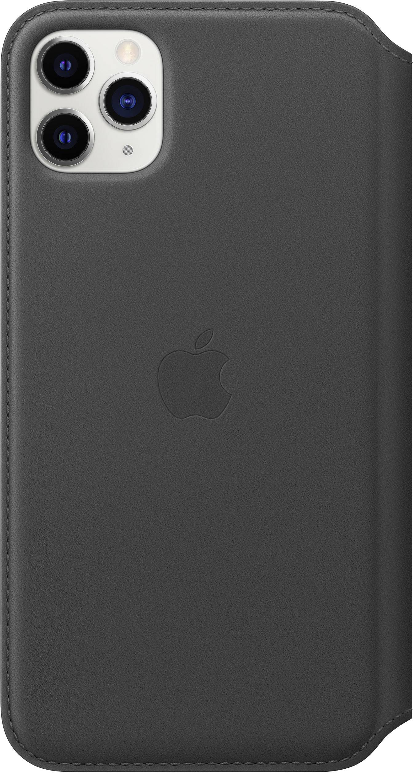 Apple Leder Folio iPhone 11 Pro Max Schwarz