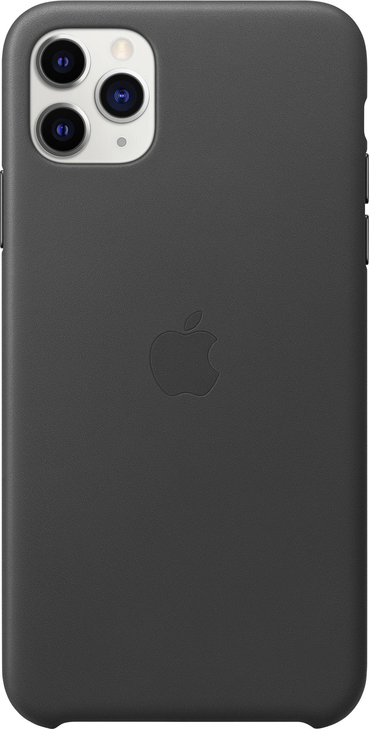 Apple - MX0E2ZM/A - iPhone 11 Pro Max - Original Leder Schutzhülle - Schwarz - Case - Cover