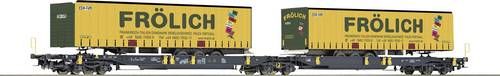 Roco 76431 H0 Doppeltaschen-Gelenkwagen der WASCOSA