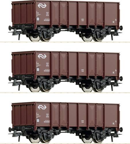 Roco 76062 H0 3er-Set Offene Güterwagen der NS