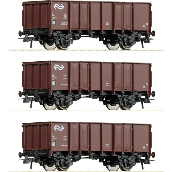 Roco 76062 H0 3er-Set Offene Güterwagen der NS