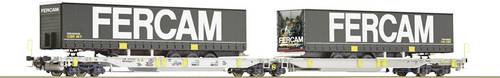 Roco 76435 H0 Doppeltaschen-Gelenkwagen der AAE