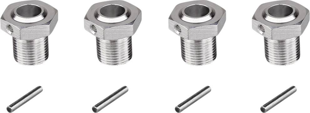 Reely RE-6538524 Ersatzteil Achsschenkel, C-Hub, Radmitnehmer und Radmutter