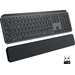 Logitech MX Keys Plus Bluetooth® Tastatur Deutsch, QWERTZ, Windows® Graphit Beleuchtet, Ergonomisch