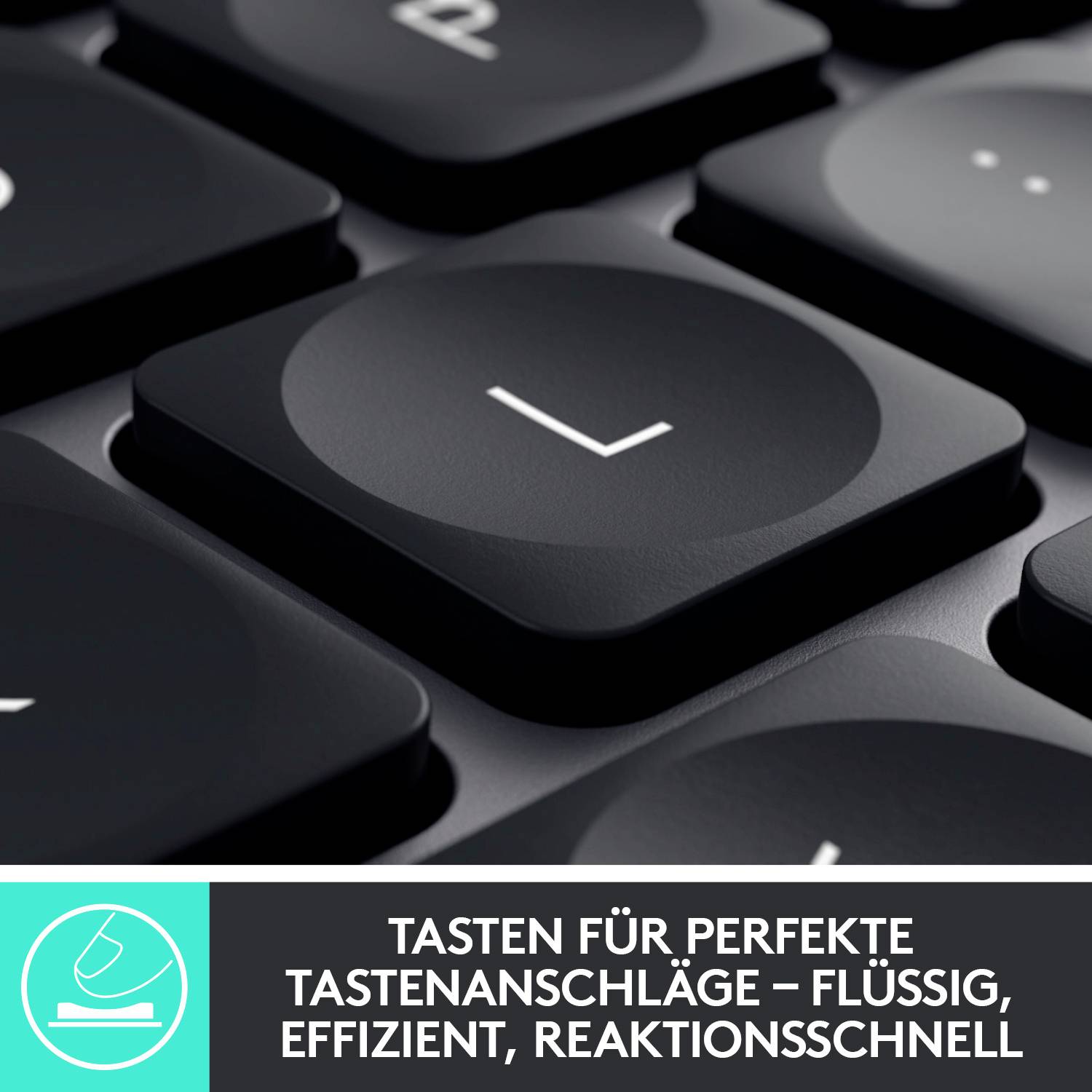 Logitech MX Keys Bluetooth® Tastatur Deutsch, QWERTZ Graphit Beleuchtet, Ergonomisch, Multipair-Funktion